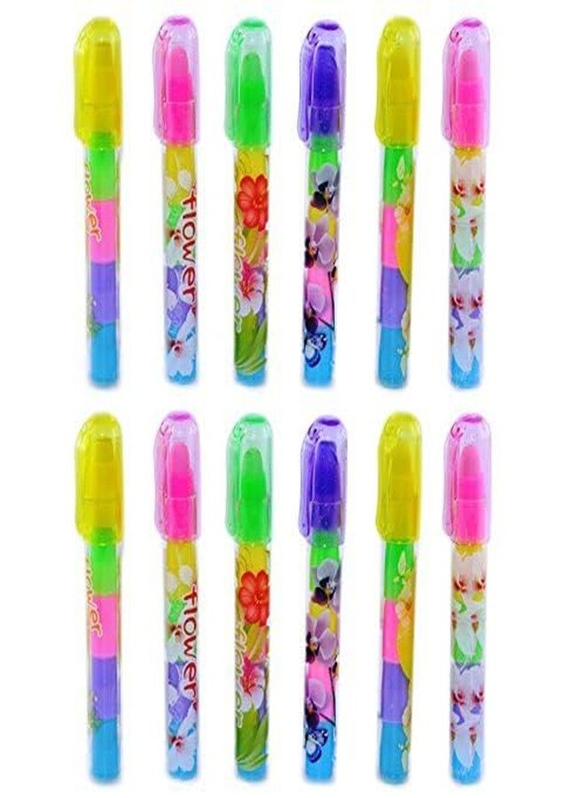 SSKR Stacking Pen Type Erasers for Kids - Pack of 6 | Best Birthday Return Gift for Kids - Image 1